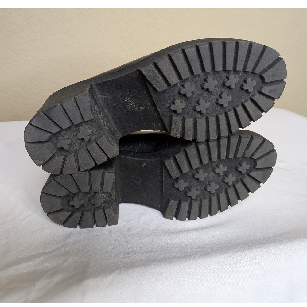 Universal Thread Black Chunky Platform Loafers Sz… - image 5
